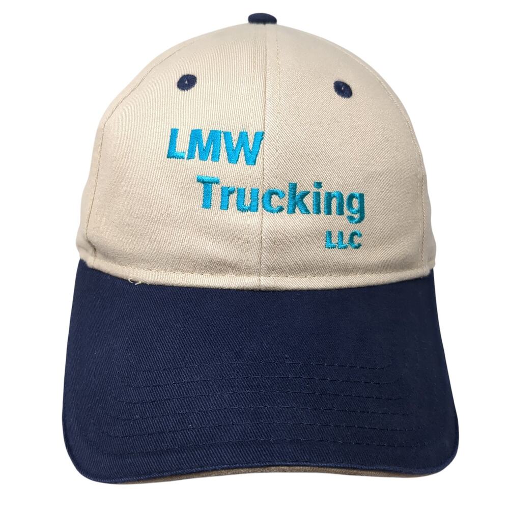 Lmw Trucking Llc Strapback Hat Multicolor One Size Embroidered Otto
